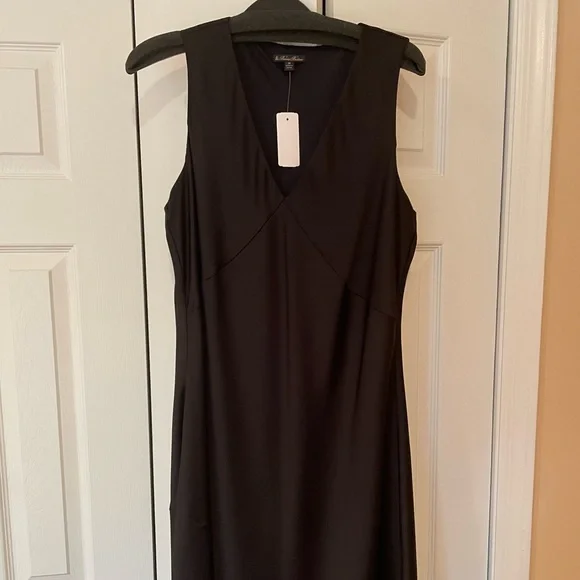 Brooks Brothers | Dresses | Brooks Brothers Black Midi Slip Dress Size 4  New With Tags | Poshmark